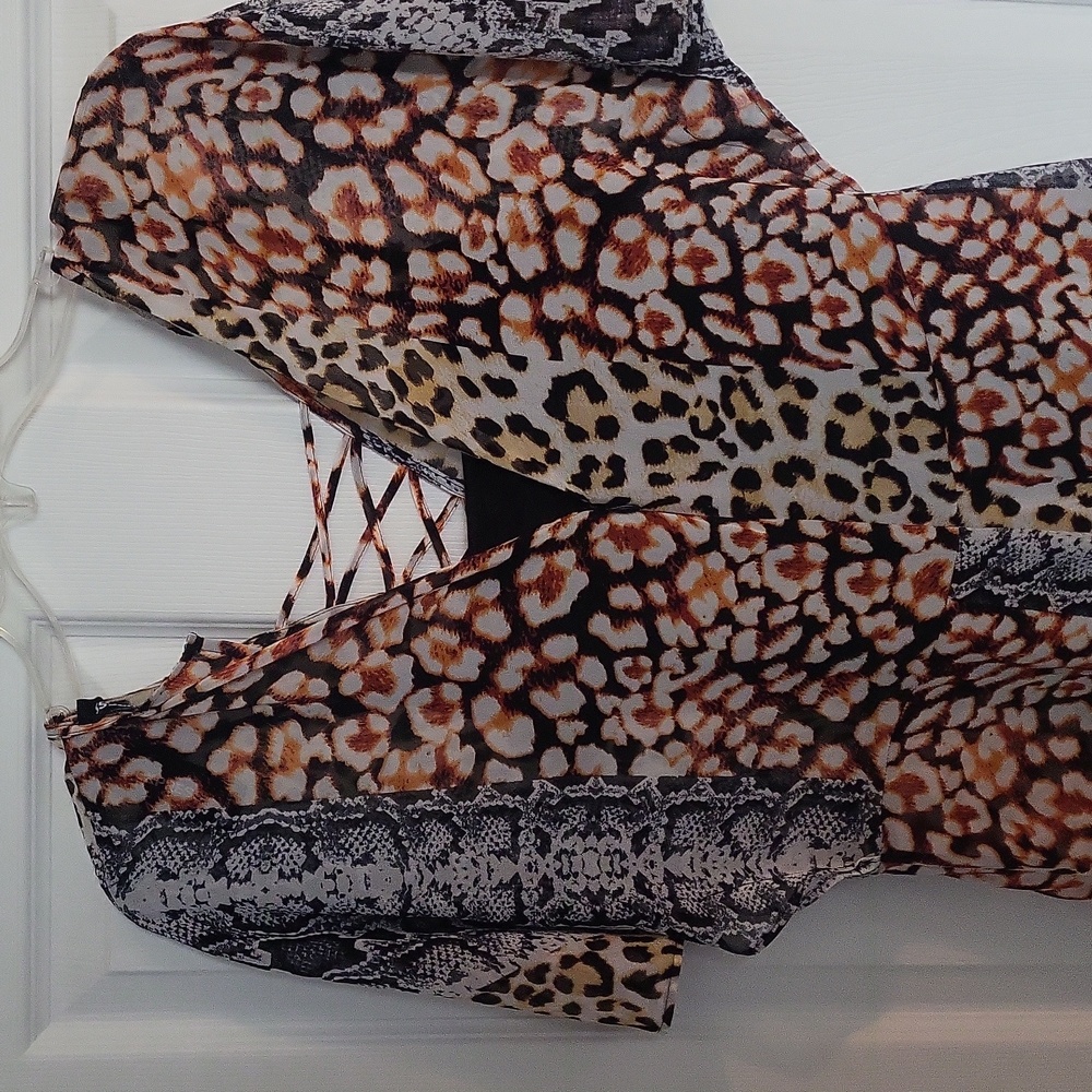 Express Animal Print Jumpsuit